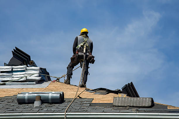 Professional Roofing technician working in Alfred, ME